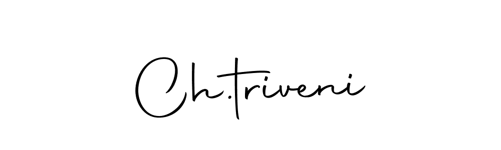 How to make Ch.triveni name signature. Use Autography-DOLnW style for creating short signs online. This is the latest handwritten sign. Ch.triveni signature style 10 images and pictures png
