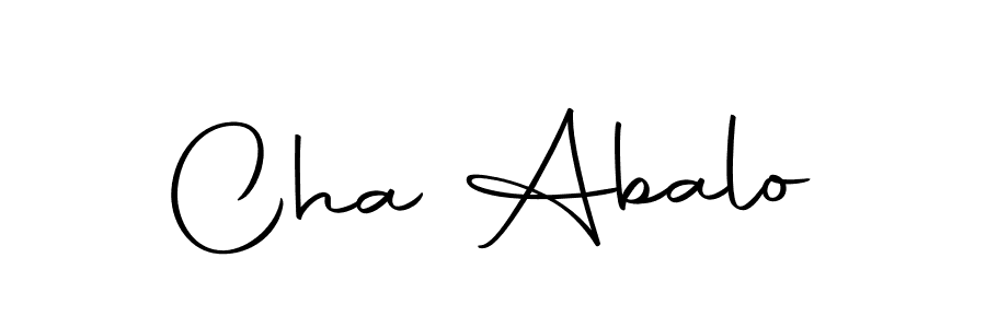 Design your own signature with our free online signature maker. With this signature software, you can create a handwritten (Autography-DOLnW) signature for name Cha Abalo. Cha Abalo signature style 10 images and pictures png