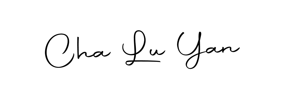 It looks lik you need a new signature style for name Cha Lu Yan. Design unique handwritten (Autography-DOLnW) signature with our free signature maker in just a few clicks. Cha Lu Yan signature style 10 images and pictures png