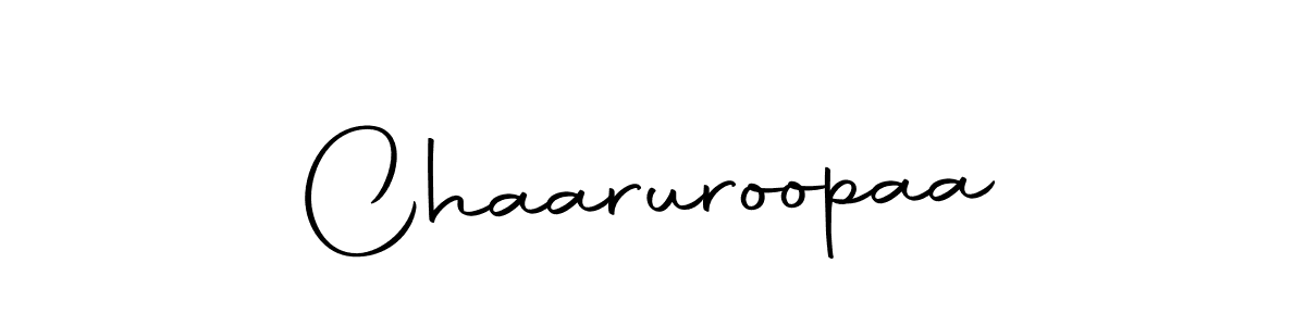 Create a beautiful signature design for name Chaaruroopaa. With this signature (Autography-DOLnW) fonts, you can make a handwritten signature for free. Chaaruroopaa signature style 10 images and pictures png