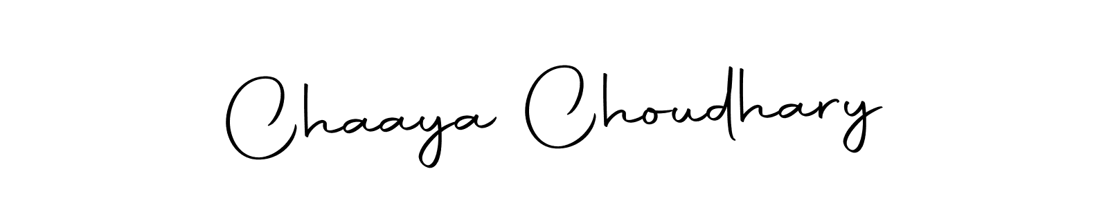 Create a beautiful signature design for name Chaaya Choudhary. With this signature (Autography-DOLnW) fonts, you can make a handwritten signature for free. Chaaya Choudhary signature style 10 images and pictures png