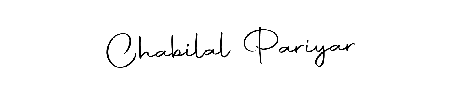 The best way (Autography-DOLnW) to make a short signature is to pick only two or three words in your name. The name Chabilal Pariyar include a total of six letters. For converting this name. Chabilal Pariyar signature style 10 images and pictures png