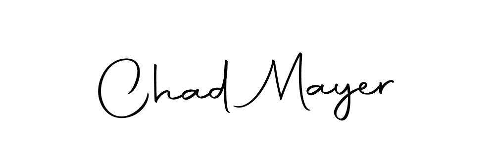 Create a beautiful signature design for name Chad Mayer. With this signature (Autography-DOLnW) fonts, you can make a handwritten signature for free. Chad Mayer signature style 10 images and pictures png