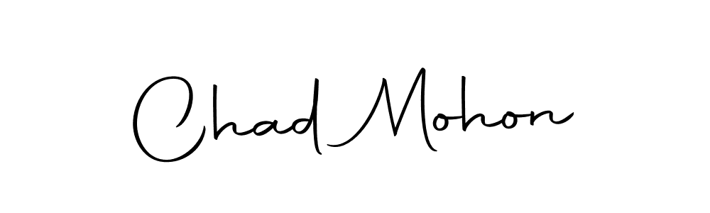 Make a beautiful signature design for name Chad Mohon. With this signature (Autography-DOLnW) style, you can create a handwritten signature for free. Chad Mohon signature style 10 images and pictures png