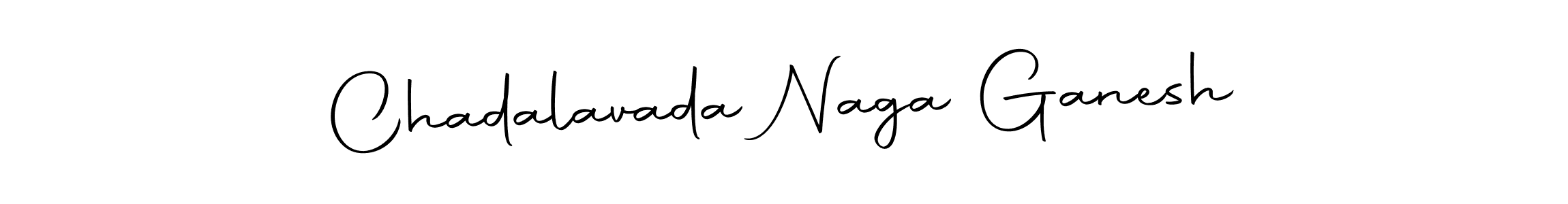 Create a beautiful signature design for name Chadalavada Naga Ganesh. With this signature (Autography-DOLnW) fonts, you can make a handwritten signature for free. Chadalavada Naga Ganesh signature style 10 images and pictures png