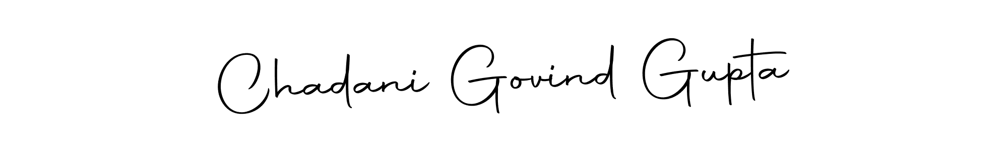 Chadani Govind Gupta stylish signature style. Best Handwritten Sign (Autography-DOLnW) for my name. Handwritten Signature Collection Ideas for my name Chadani Govind Gupta. Chadani Govind Gupta signature style 10 images and pictures png