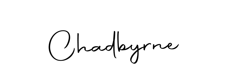 Design your own signature with our free online signature maker. With this signature software, you can create a handwritten (Autography-DOLnW) signature for name Chadbyrne. Chadbyrne signature style 10 images and pictures png