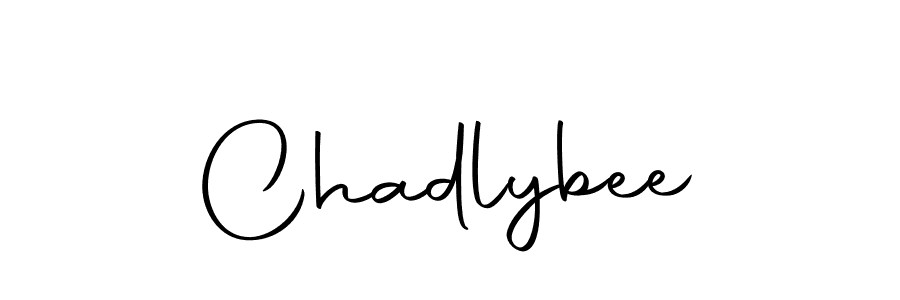 Design your own signature with our free online signature maker. With this signature software, you can create a handwritten (Autography-DOLnW) signature for name Chadlybee. Chadlybee signature style 10 images and pictures png