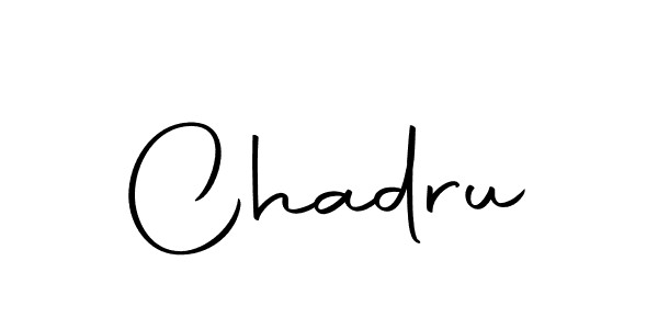 Chadru stylish signature style. Best Handwritten Sign (Autography-DOLnW) for my name. Handwritten Signature Collection Ideas for my name Chadru. Chadru signature style 10 images and pictures png