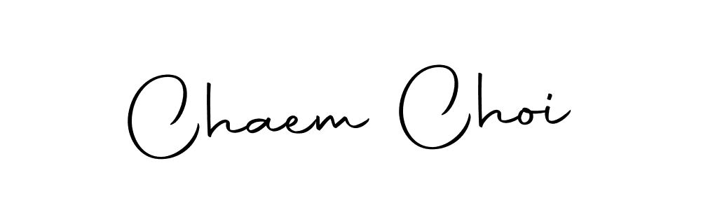 Design your own signature with our free online signature maker. With this signature software, you can create a handwritten (Autography-DOLnW) signature for name Chaem Choi. Chaem Choi signature style 10 images and pictures png