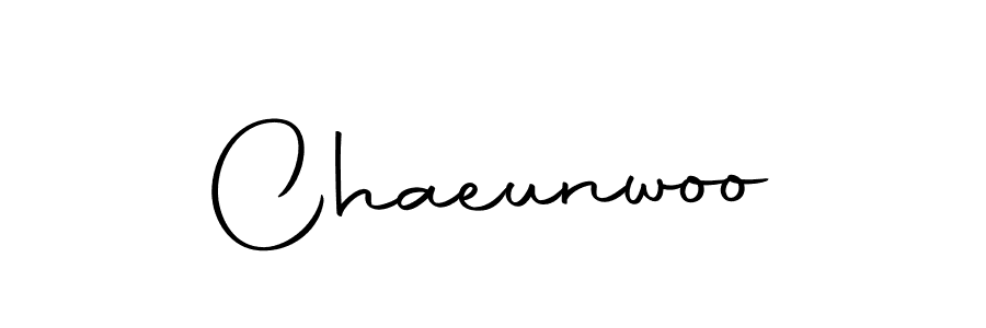 Make a beautiful signature design for name Chaeunwoo. With this signature (Autography-DOLnW) style, you can create a handwritten signature for free. Chaeunwoo signature style 10 images and pictures png