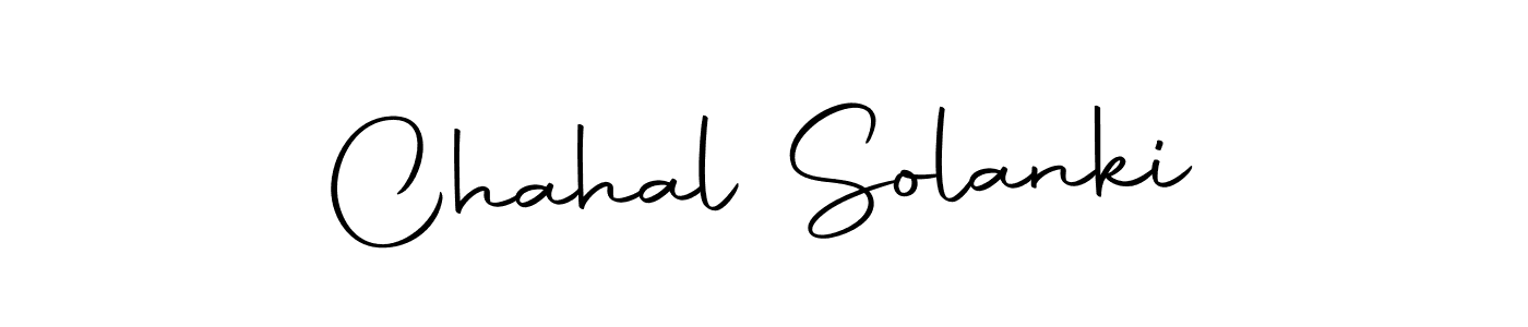 Design your own signature with our free online signature maker. With this signature software, you can create a handwritten (Autography-DOLnW) signature for name Chahal Solanki. Chahal Solanki signature style 10 images and pictures png