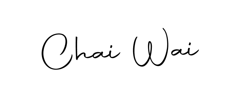 You can use this online signature creator to create a handwritten signature for the name Chai Wai. This is the best online autograph maker. Chai Wai signature style 10 images and pictures png