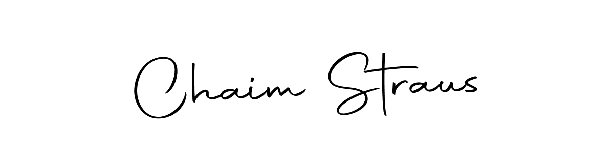 How to make Chaim Straus signature? Autography-DOLnW is a professional autograph style. Create handwritten signature for Chaim Straus name. Chaim Straus signature style 10 images and pictures png
