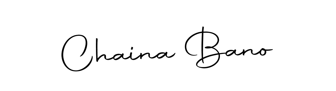 Create a beautiful signature design for name Chaina Bano. With this signature (Autography-DOLnW) fonts, you can make a handwritten signature for free. Chaina Bano signature style 10 images and pictures png