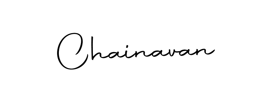 Design your own signature with our free online signature maker. With this signature software, you can create a handwritten (Autography-DOLnW) signature for name Chainavan. Chainavan signature style 10 images and pictures png