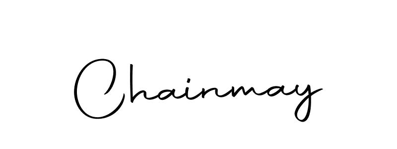 You should practise on your own different ways (Autography-DOLnW) to write your name (Chainmay) in signature. don't let someone else do it for you. Chainmay signature style 10 images and pictures png