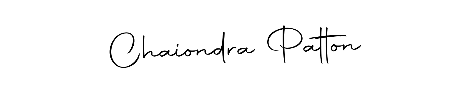 Chaiondra Patton stylish signature style. Best Handwritten Sign (Autography-DOLnW) for my name. Handwritten Signature Collection Ideas for my name Chaiondra Patton. Chaiondra Patton signature style 10 images and pictures png