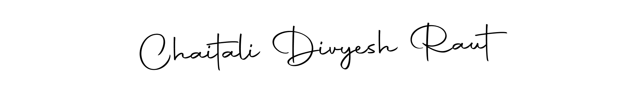 This is the best signature style for the Chaitali Divyesh Raut name. Also you like these signature font (Autography-DOLnW). Mix name signature. Chaitali Divyesh Raut signature style 10 images and pictures png