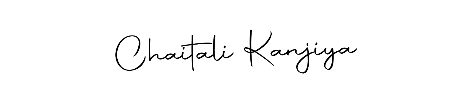 How to make Chaitali Kanjiya signature? Autography-DOLnW is a professional autograph style. Create handwritten signature for Chaitali Kanjiya name. Chaitali Kanjiya signature style 10 images and pictures png