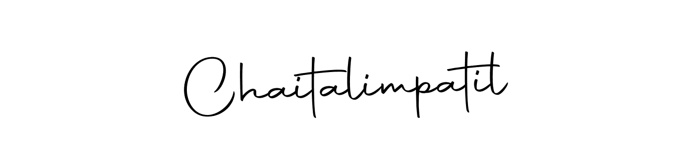 How to make Chaitalimpatil name signature. Use Autography-DOLnW style for creating short signs online. This is the latest handwritten sign. Chaitalimpatil signature style 10 images and pictures png