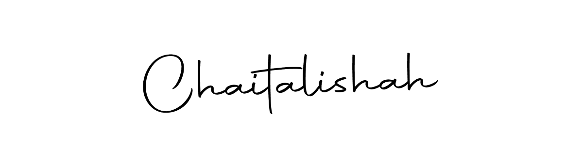 Create a beautiful signature design for name Chaitalishah. With this signature (Autography-DOLnW) fonts, you can make a handwritten signature for free. Chaitalishah signature style 10 images and pictures png