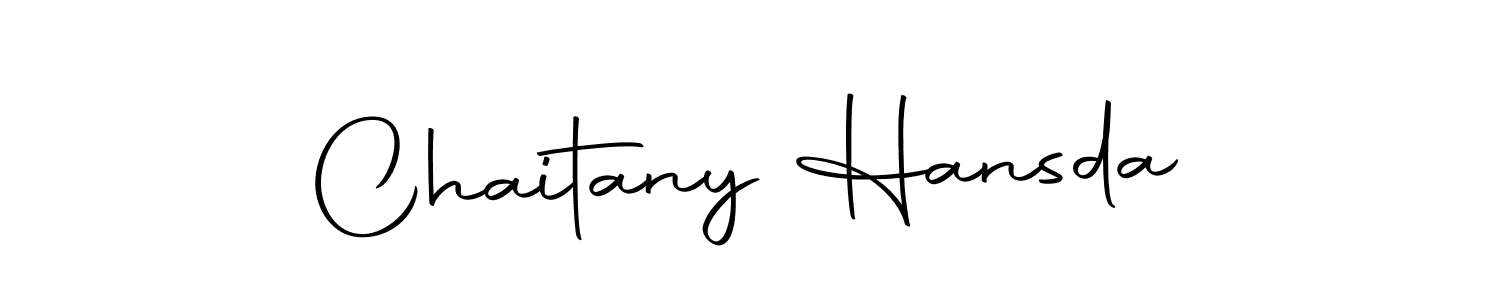 Make a short Chaitany Hansda signature style. Manage your documents anywhere anytime using Autography-DOLnW. Create and add eSignatures, submit forms, share and send files easily. Chaitany Hansda signature style 10 images and pictures png