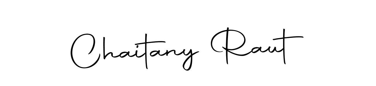 Design your own signature with our free online signature maker. With this signature software, you can create a handwritten (Autography-DOLnW) signature for name Chaitany Raut. Chaitany Raut signature style 10 images and pictures png