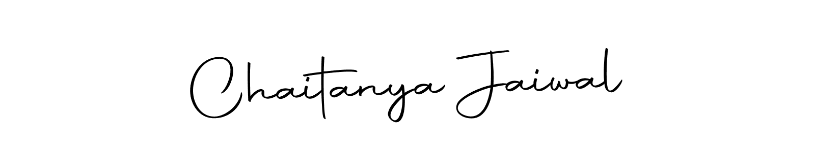 Design your own signature with our free online signature maker. With this signature software, you can create a handwritten (Autography-DOLnW) signature for name Chaitanya Jaiwal. Chaitanya Jaiwal signature style 10 images and pictures png