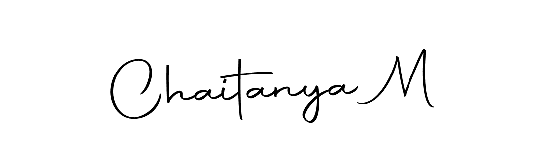 Make a beautiful signature design for name Chaitanya M. Use this online signature maker to create a handwritten signature for free. Chaitanya M signature style 10 images and pictures png