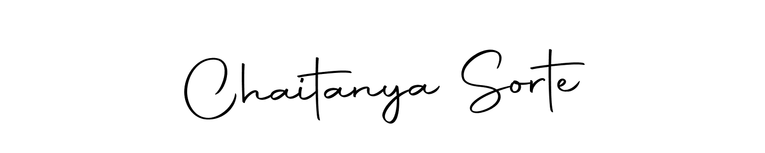 Use a signature maker to create a handwritten signature online. With this signature software, you can design (Autography-DOLnW) your own signature for name Chaitanya Sorte. Chaitanya Sorte signature style 10 images and pictures png