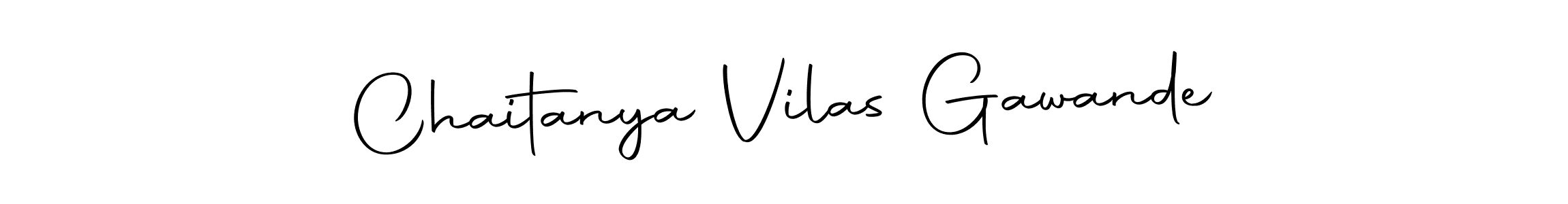 Use a signature maker to create a handwritten signature online. With this signature software, you can design (Autography-DOLnW) your own signature for name Chaitanya Vilas Gawande. Chaitanya Vilas Gawande signature style 10 images and pictures png