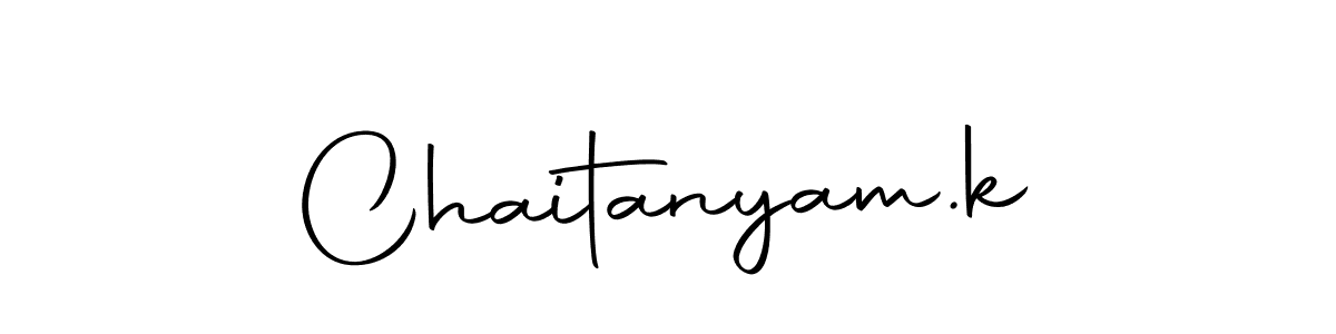 Make a beautiful signature design for name Chaitanyam.k. With this signature (Autography-DOLnW) style, you can create a handwritten signature for free. Chaitanyam.k signature style 10 images and pictures png