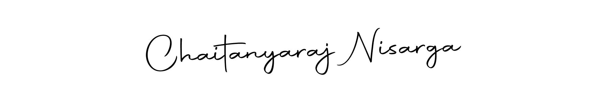 Make a short Chaitanyaraj Nisarga signature style. Manage your documents anywhere anytime using Autography-DOLnW. Create and add eSignatures, submit forms, share and send files easily. Chaitanyaraj Nisarga signature style 10 images and pictures png