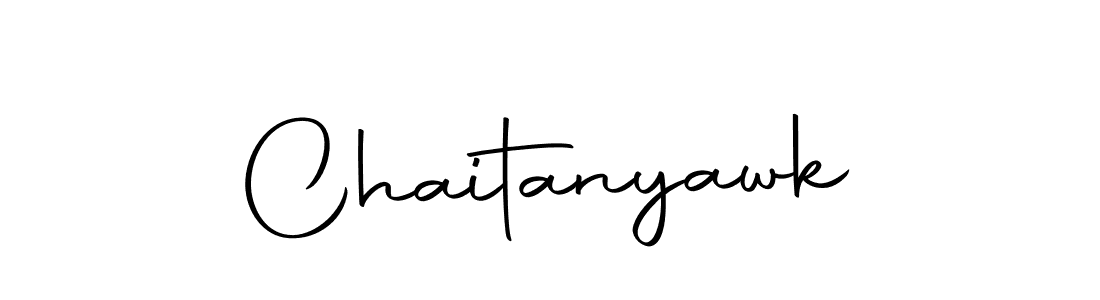 Design your own signature with our free online signature maker. With this signature software, you can create a handwritten (Autography-DOLnW) signature for name Chaitanyawk. Chaitanyawk signature style 10 images and pictures png