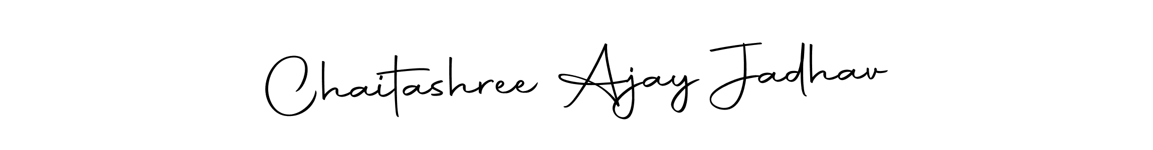 Autography-DOLnW is a professional signature style that is perfect for those who want to add a touch of class to their signature. It is also a great choice for those who want to make their signature more unique. Get Chaitashree Ajay Jadhav name to fancy signature for free. Chaitashree Ajay Jadhav signature style 10 images and pictures png
