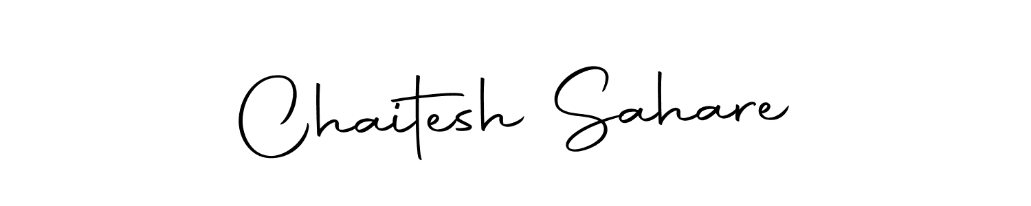 Chaitesh Sahare stylish signature style. Best Handwritten Sign (Autography-DOLnW) for my name. Handwritten Signature Collection Ideas for my name Chaitesh Sahare. Chaitesh Sahare signature style 10 images and pictures png