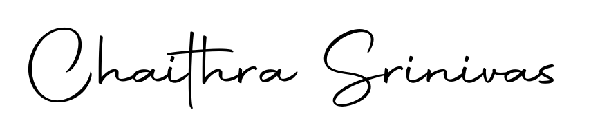 The Autography-DOLnW font transforms the name Chaithra Srinivas into an executive sign with sharp precision and distinguished character. Chaithra Srinivas signature style 10 images and pictures png