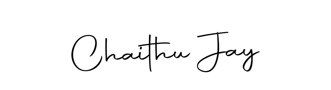 Make a beautiful signature design for name Chaithu Jay. Use this online signature maker to create a handwritten signature for free. Chaithu Jay signature style 10 images and pictures png