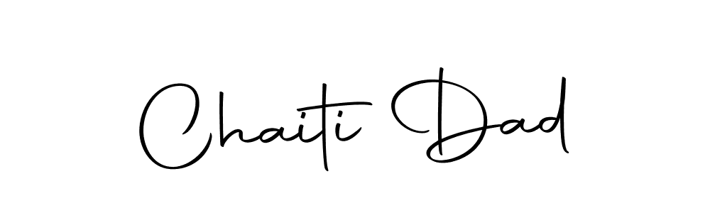 The best way (Autography-DOLnW) to make a short signature is to pick only two or three words in your name. The name Chaiti Dad include a total of six letters. For converting this name. Chaiti Dad signature style 10 images and pictures png