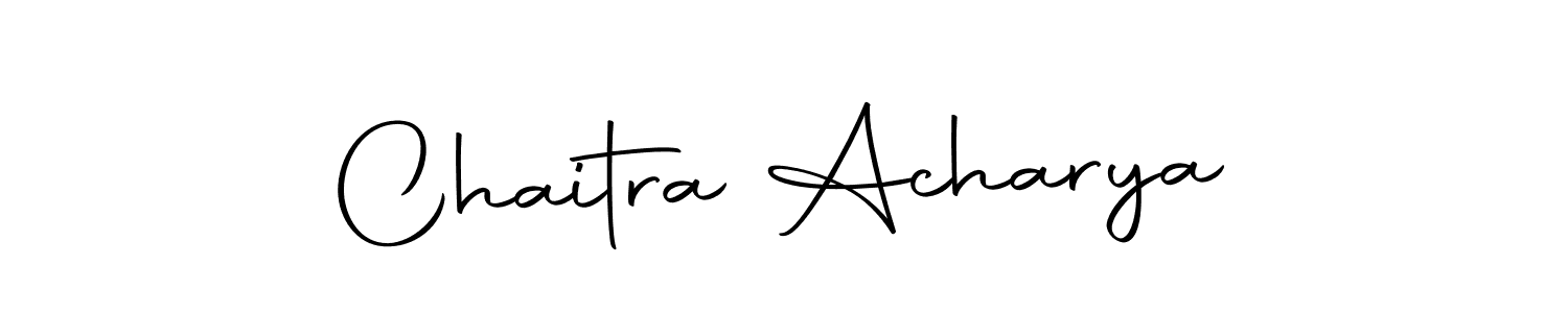 You can use this online signature creator to create a handwritten signature for the name Chaitra Acharya. This is the best online autograph maker. Chaitra Acharya signature style 10 images and pictures png