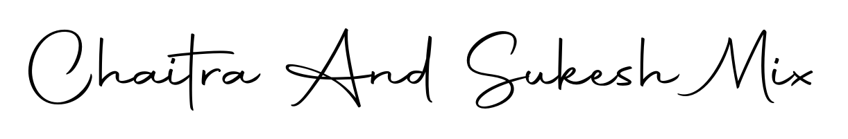 How to make Chaitra And Sukesh Mix name signature. Use Autography-DOLnW style for creating short signs online. This is the latest handwritten sign. Chaitra And Sukesh Mix signature style 10 images and pictures png