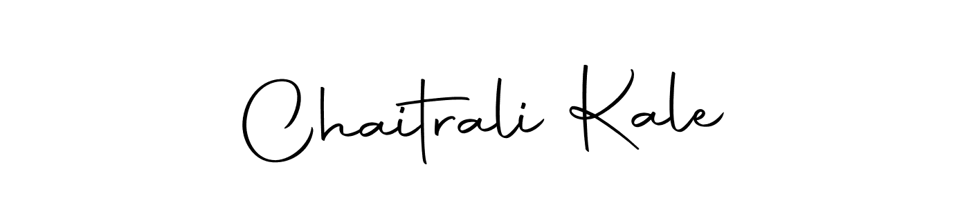 How to make Chaitrali Kale name signature. Use Autography-DOLnW style for creating short signs online. This is the latest handwritten sign. Chaitrali Kale signature style 10 images and pictures png