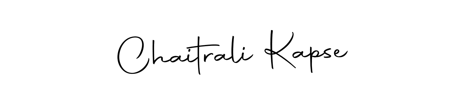 The best way (Autography-DOLnW) to make a short signature is to pick only two or three words in your name. The name Chaitrali Kapse include a total of six letters. For converting this name. Chaitrali Kapse signature style 10 images and pictures png