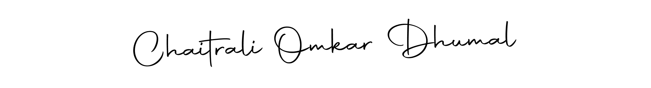 You should practise on your own different ways (Autography-DOLnW) to write your name (Chaitrali Omkar Dhumal) in signature. don't let someone else do it for you. Chaitrali Omkar Dhumal signature style 10 images and pictures png