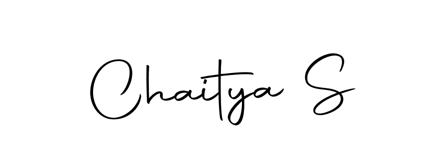 Make a beautiful signature design for name Chaitya S. With this signature (Autography-DOLnW) style, you can create a handwritten signature for free. Chaitya S signature style 10 images and pictures png