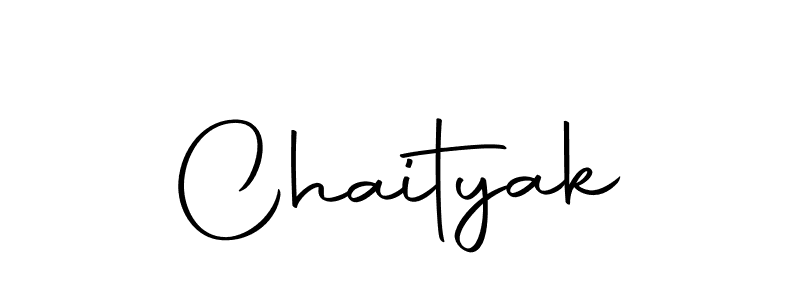 How to make Chaityak signature? Autography-DOLnW is a professional autograph style. Create handwritten signature for Chaityak name. Chaityak signature style 10 images and pictures png