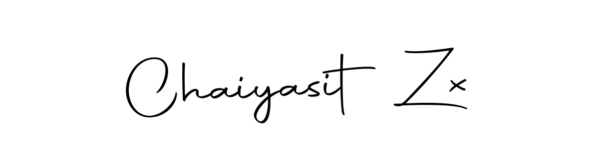 How to make Chaiyasit Zx signature? Autography-DOLnW is a professional autograph style. Create handwritten signature for Chaiyasit Zx name. Chaiyasit Zx signature style 10 images and pictures png