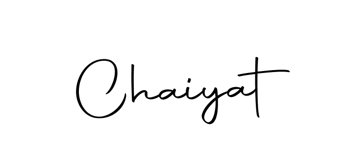 Make a beautiful signature design for name Chaiyat. Use this online signature maker to create a handwritten signature for free. Chaiyat signature style 10 images and pictures png