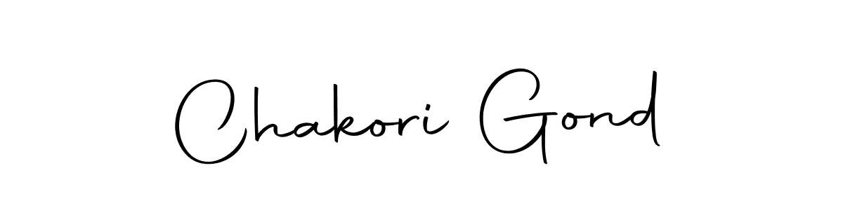 Design your own signature with our free online signature maker. With this signature software, you can create a handwritten (Autography-DOLnW) signature for name Chakori Gond. Chakori Gond signature style 10 images and pictures png